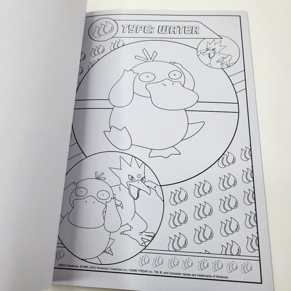 Bendon Pokemon Advanced Coloring Book Uncolored 40 Pages Tear & Share Adult Kids - Picture 8 of 10